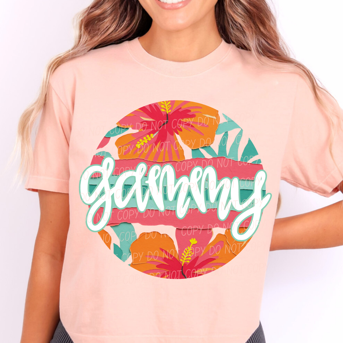 gammy tropical circle (city) DTF Transfer