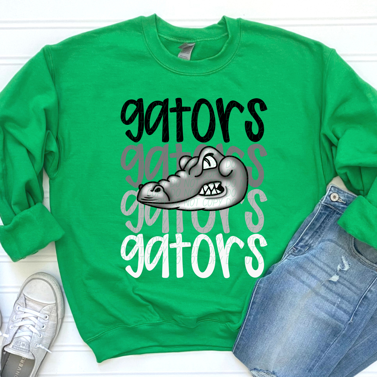 Gators Word Stacked (CITY) 57443 DTF transfer