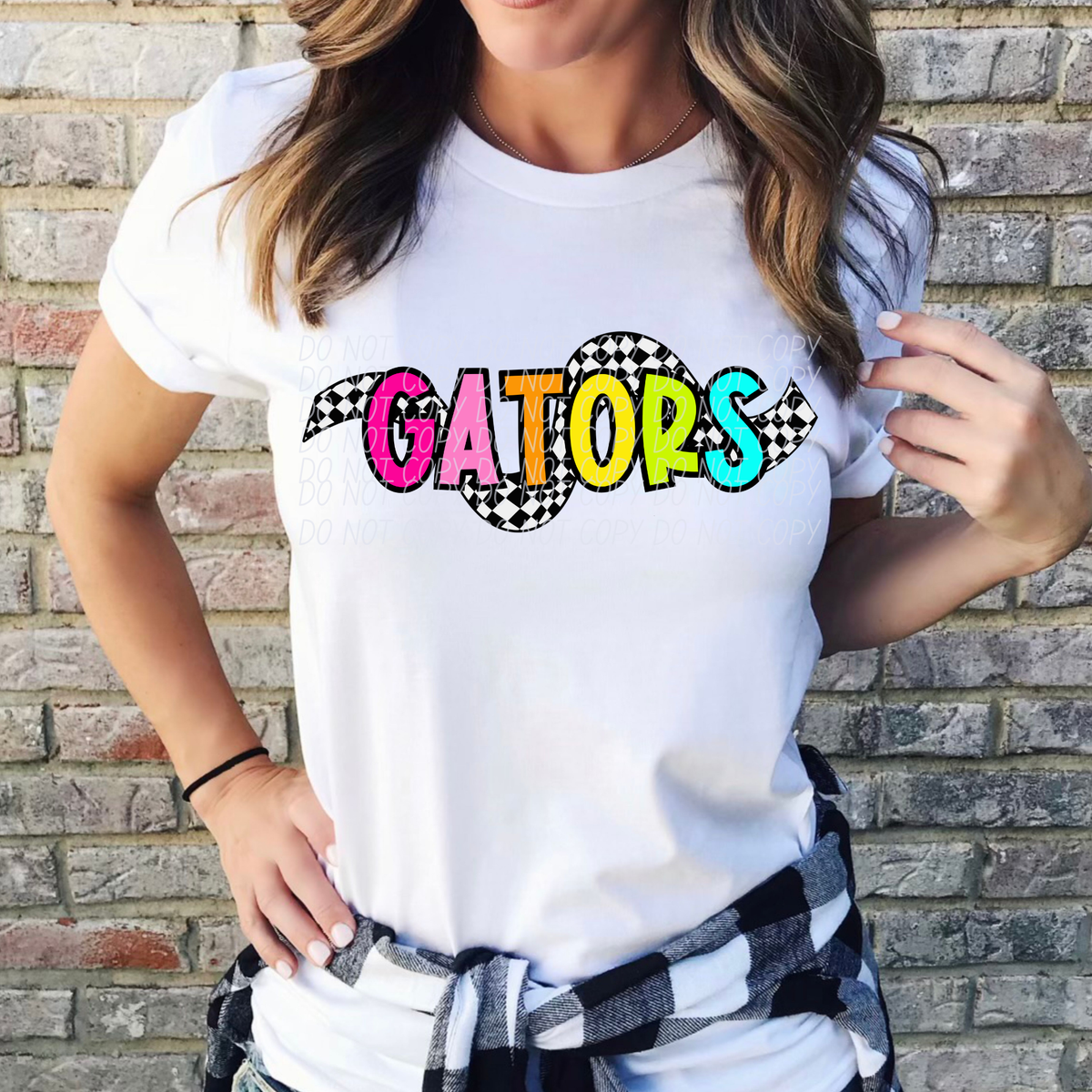 Gators (colorful 80's retro checkered wave) (City)