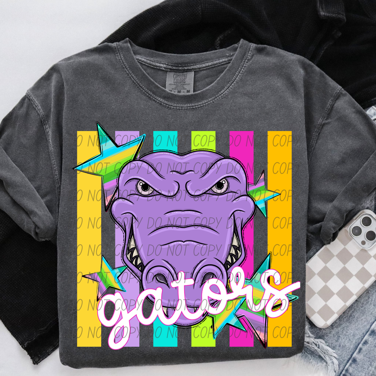 Gators purple neon (City) DTF Transfer