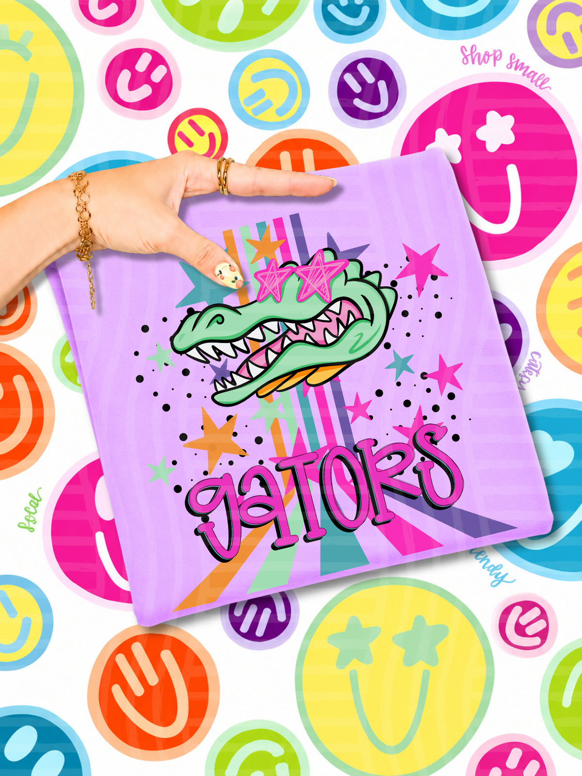 gators starry eyes rainbow (caplinger) DTF Transfer