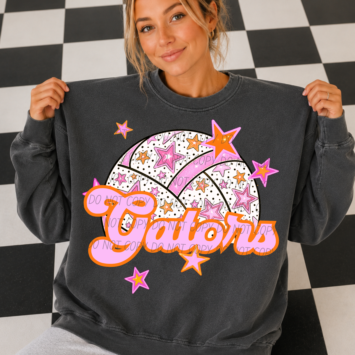 gators pink volleyball (city) DTF transfer
