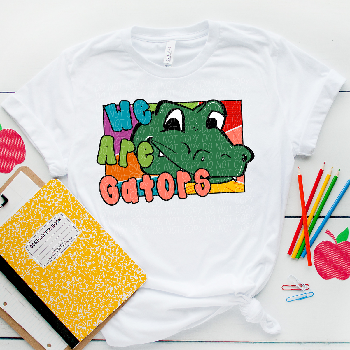 We are gators retro (City) 109670 DTF transfer