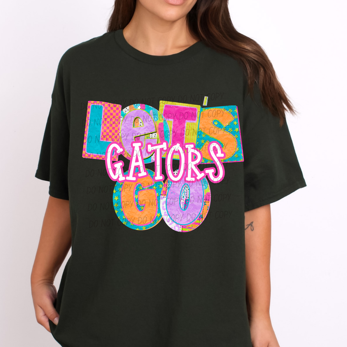 Gators Patchwork Pep Club (City) DTF Transfer