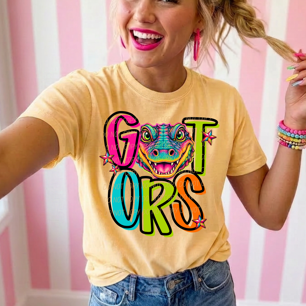 Gators Friday night neon (City) DTF Transfer