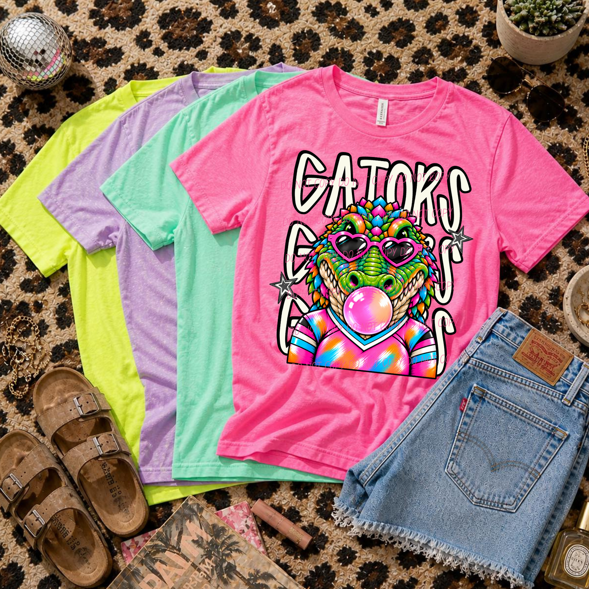 gators pretty little rebels mascot (city) DTF Transfer