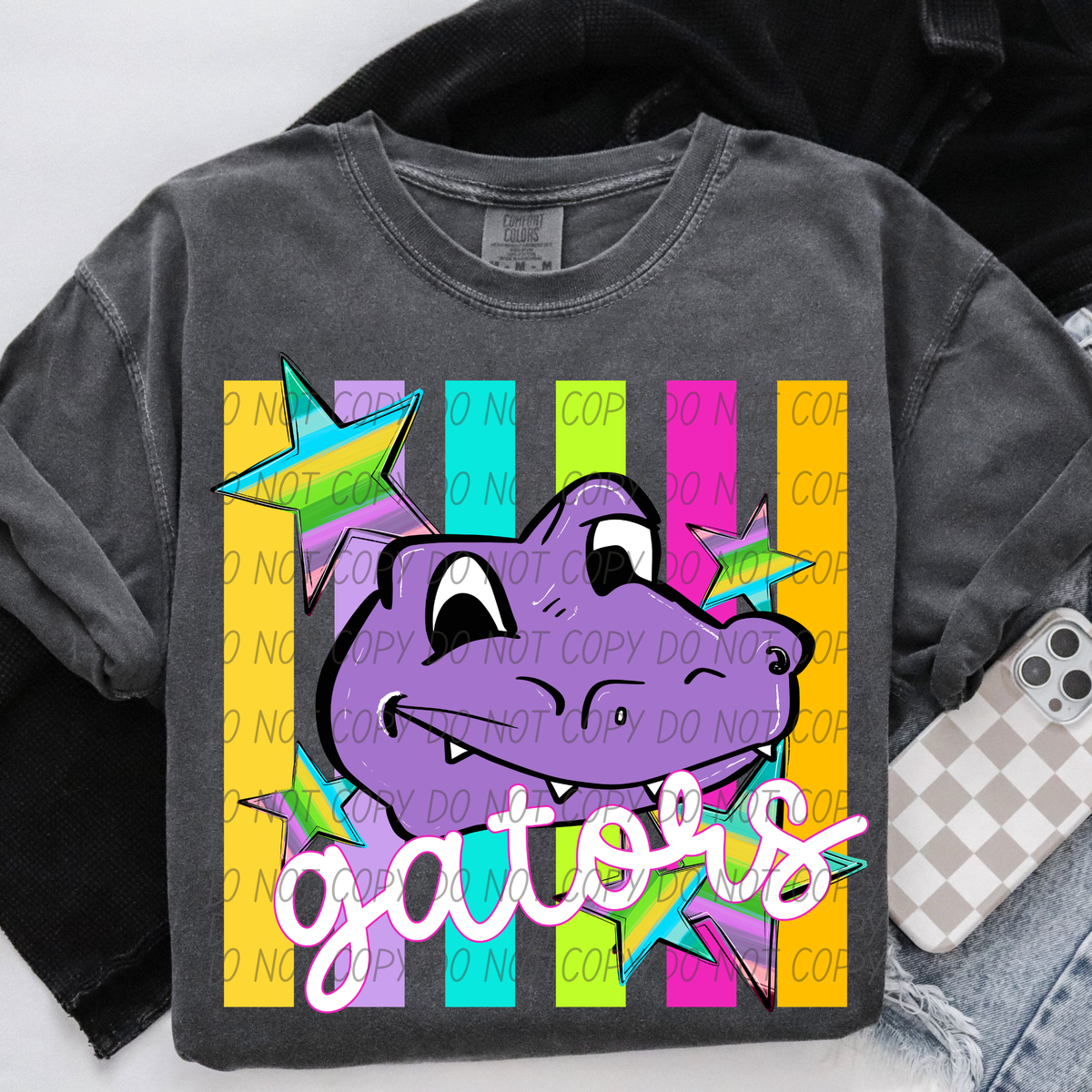 Gators purple neon (City) DTF Transfer