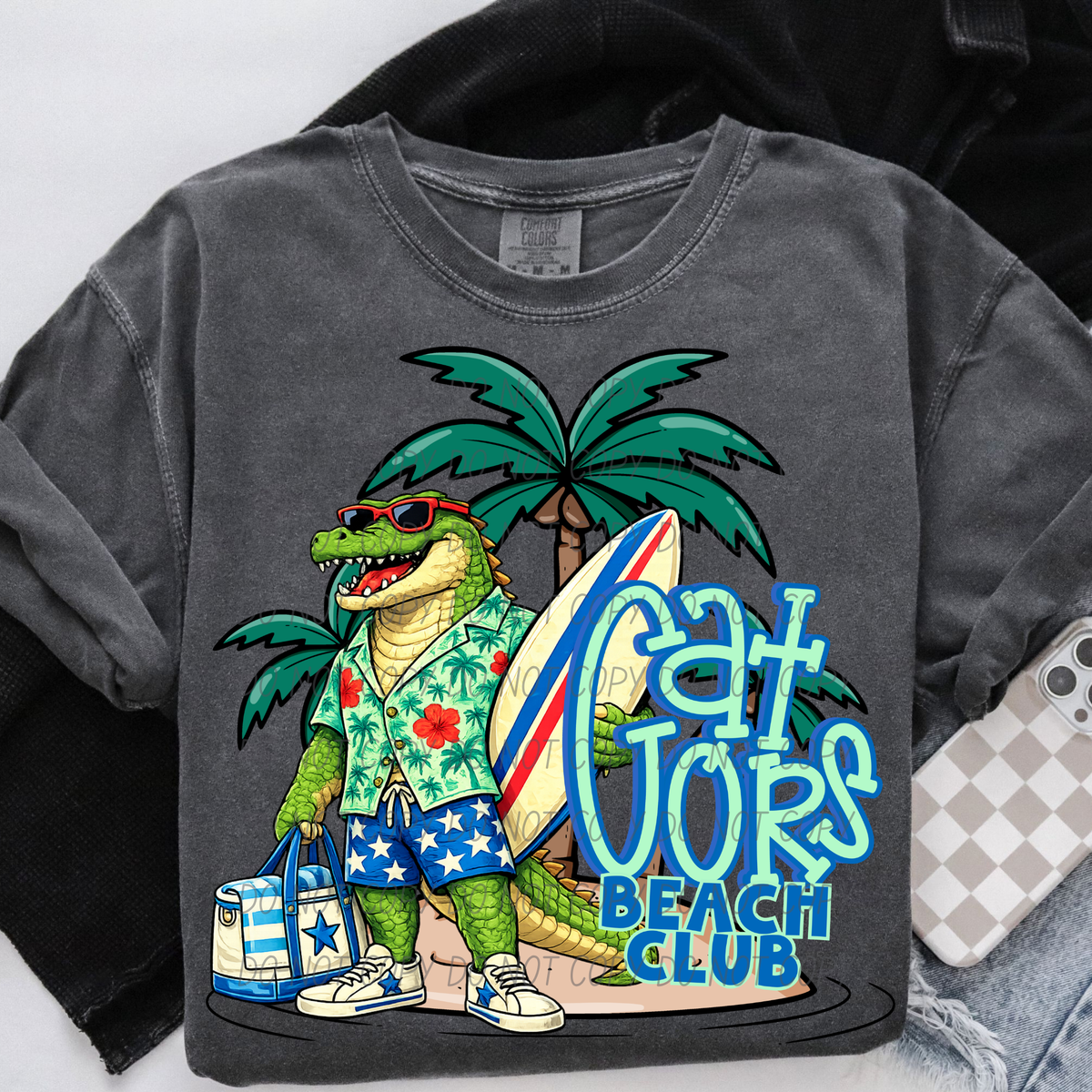 gators beach club (city) DTF transfer