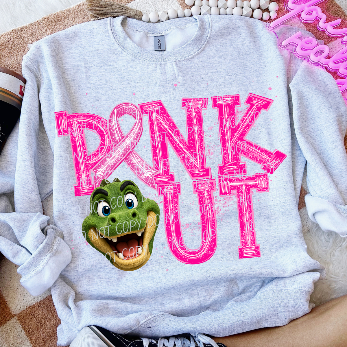 Gators Pink out (city) DTF transfer