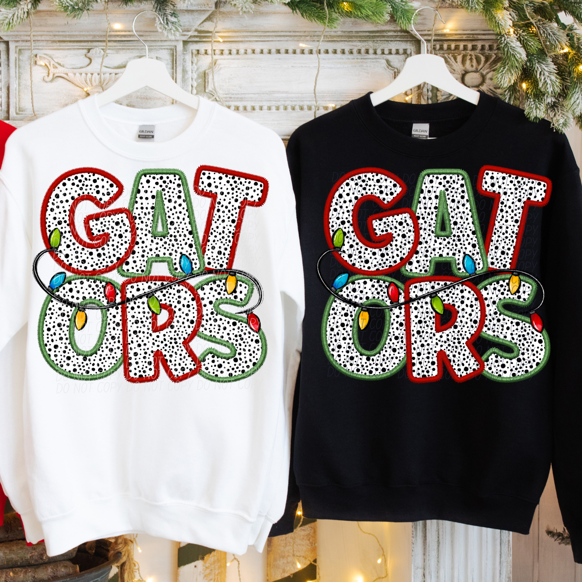 Gators Christmas Light Mascots (City) DTF Transfer