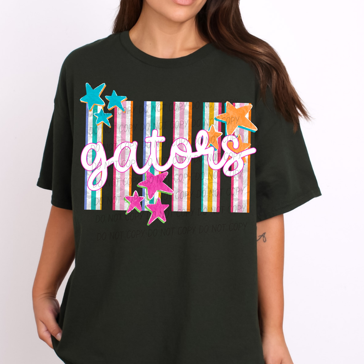 gators spirit stripes (city) DTF Transfer