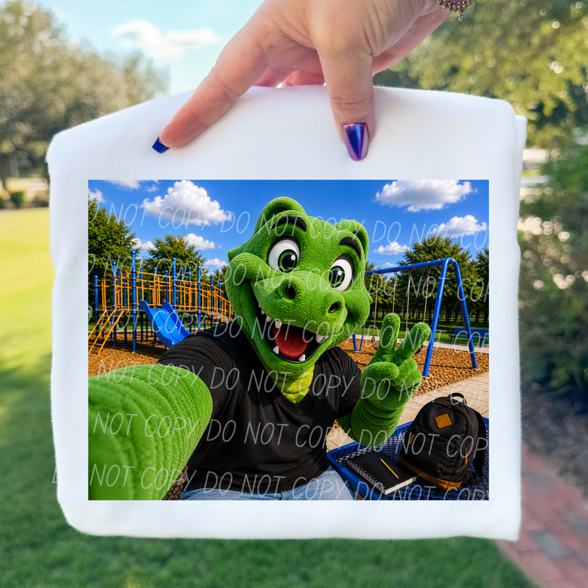 Gator Mascot (City) DTF transfer