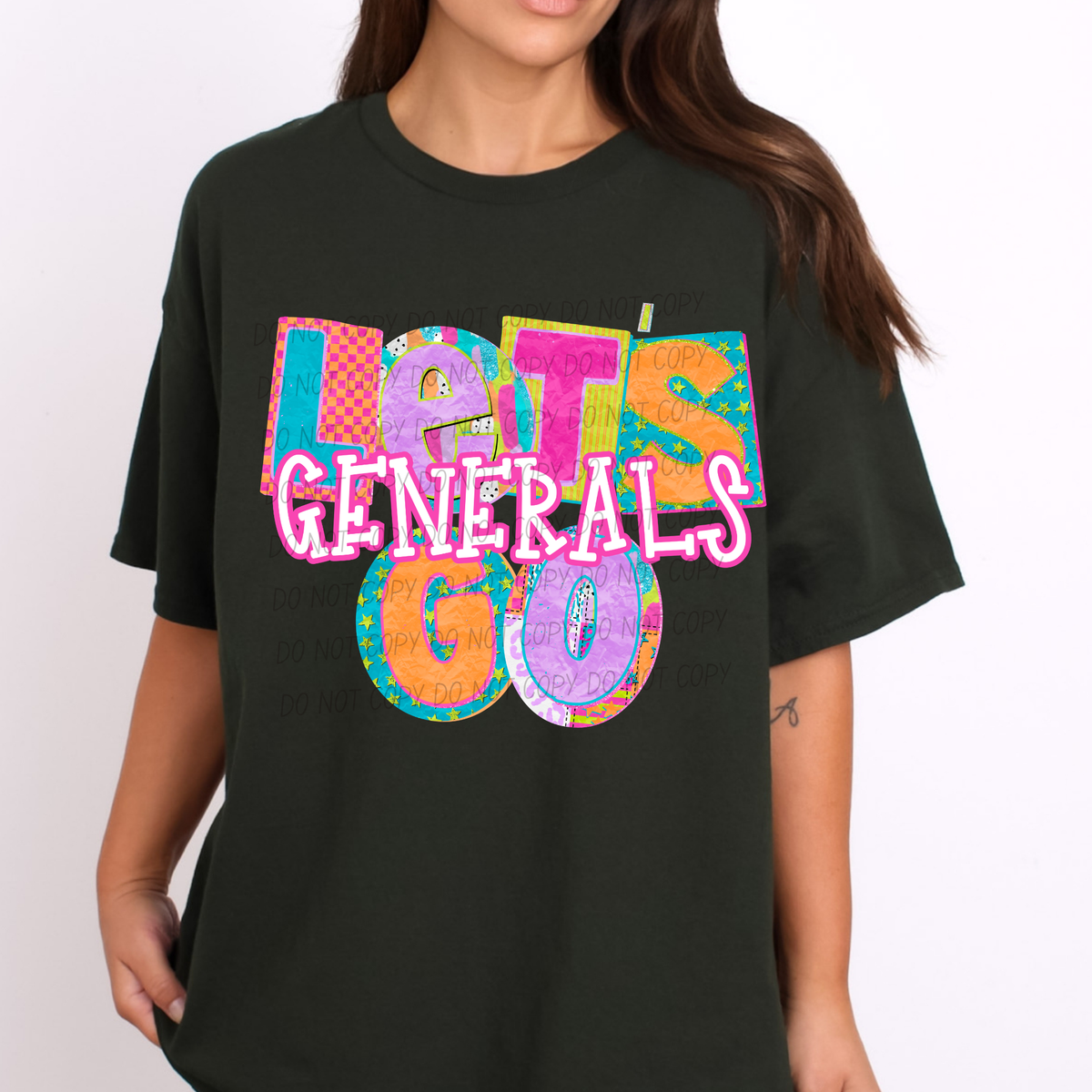 Generals Patchwork Pep Club (City) DTF Transfer
