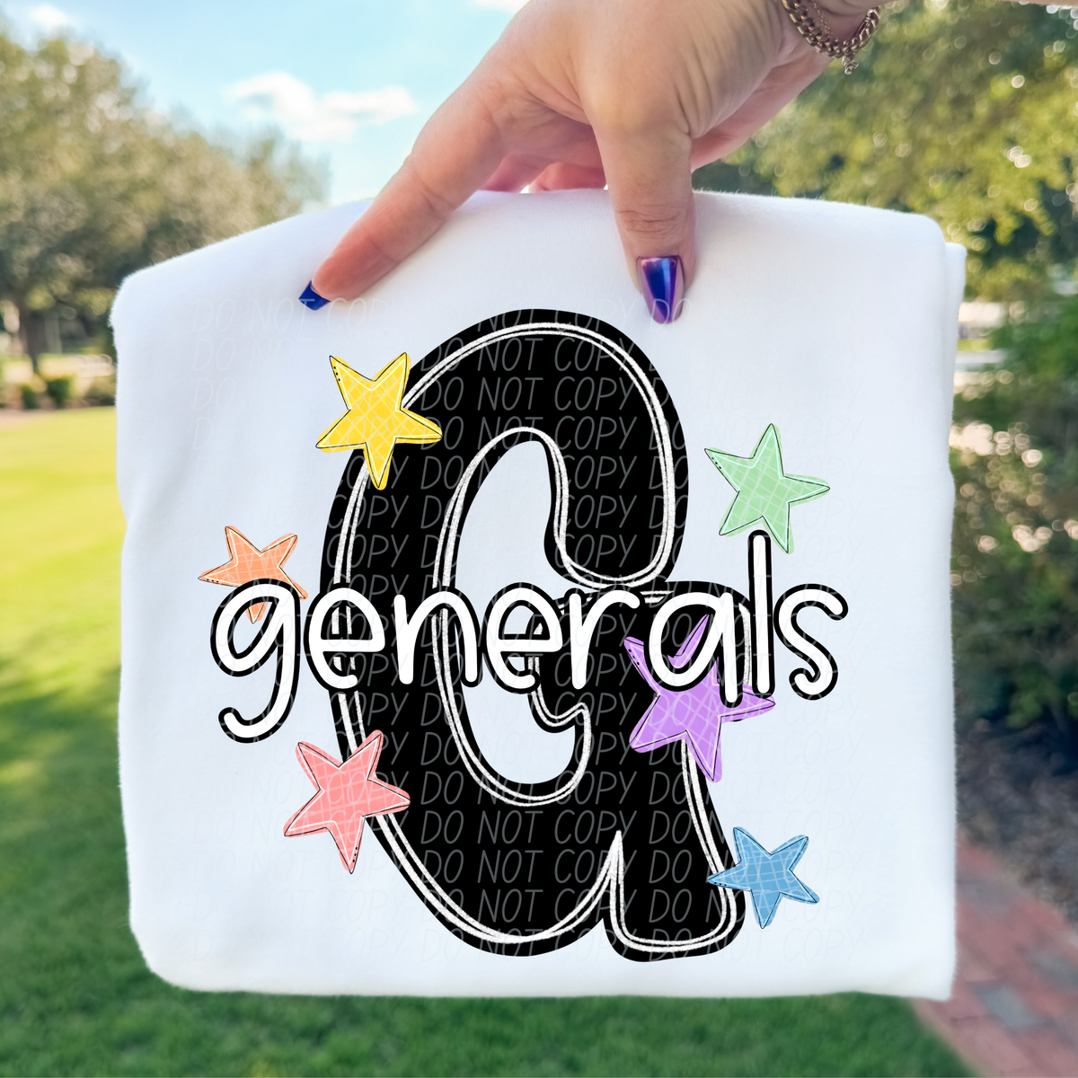 Generals star Mascots (CITY) DTF transfer