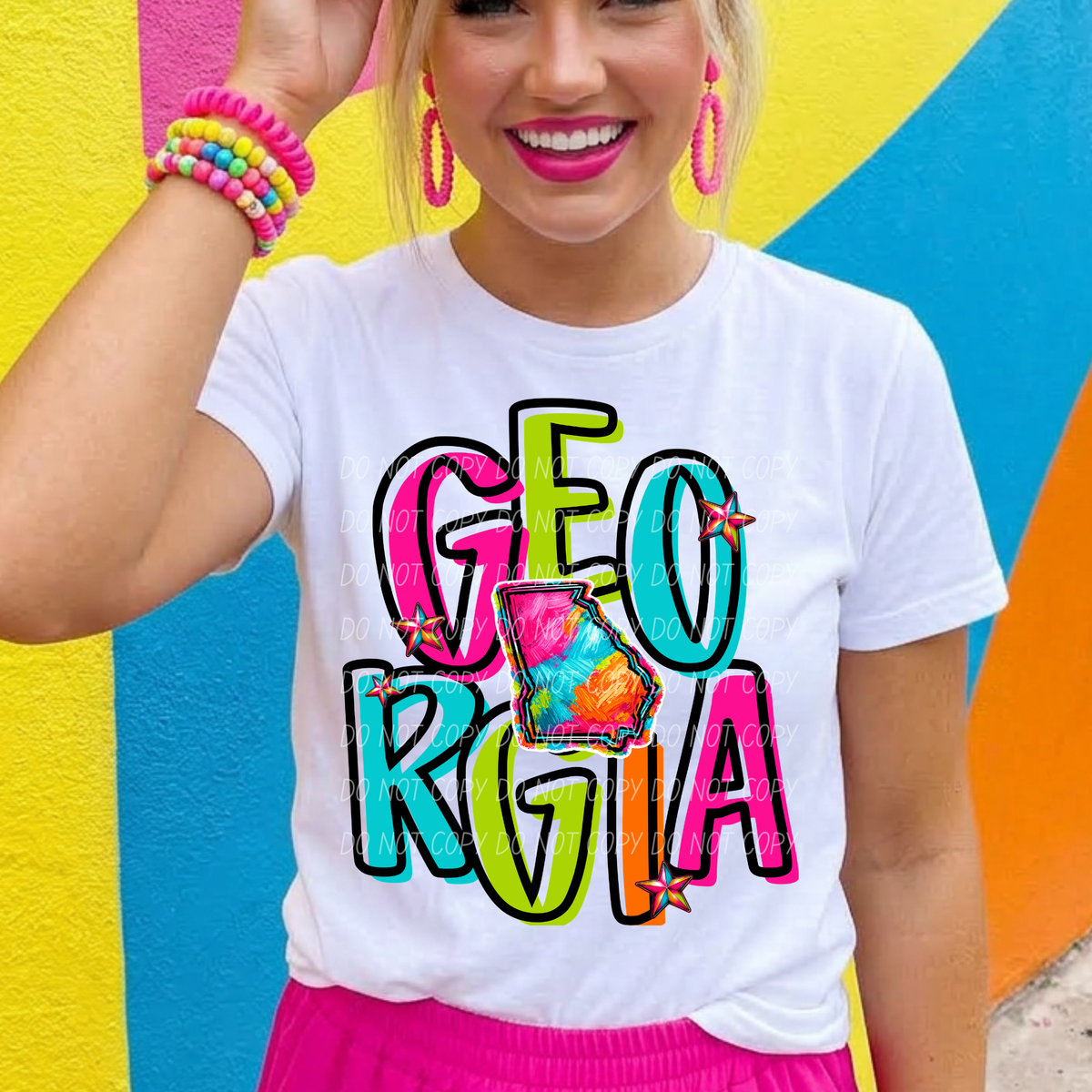 Georgia neon (City) DTF Transfer