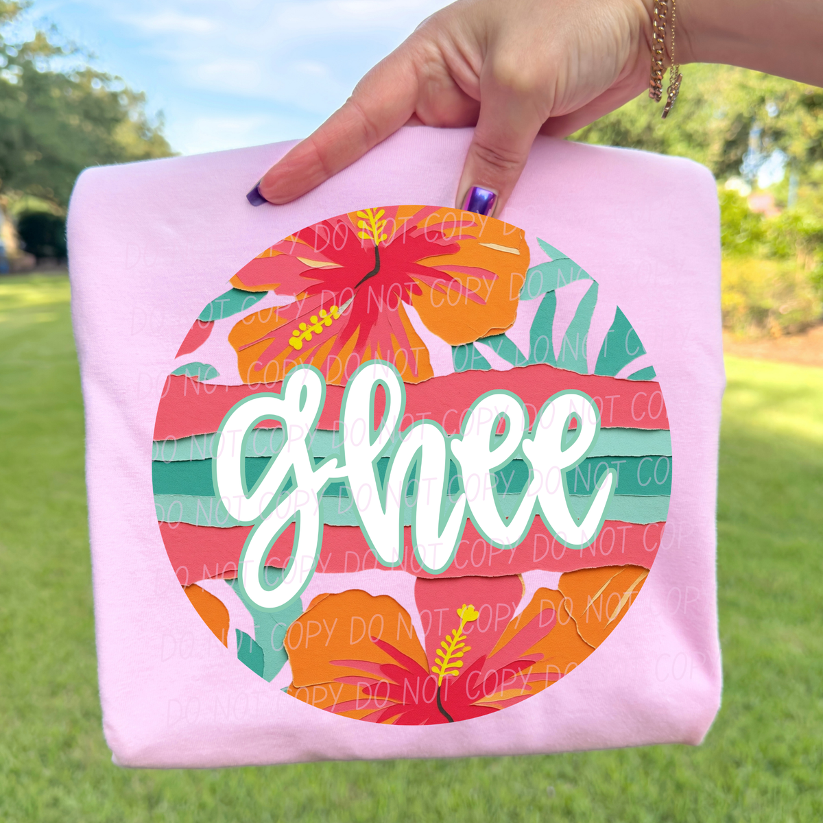 Ghee tropical circle (City) DTF Transfer