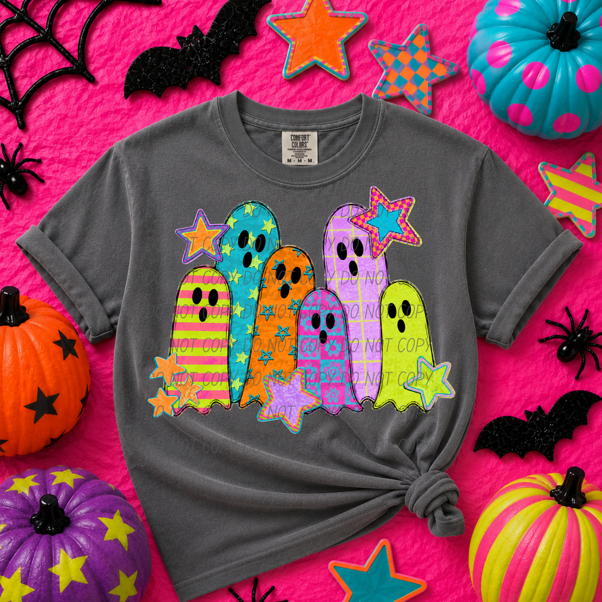 Neon ghost crew (City) DTF transfer