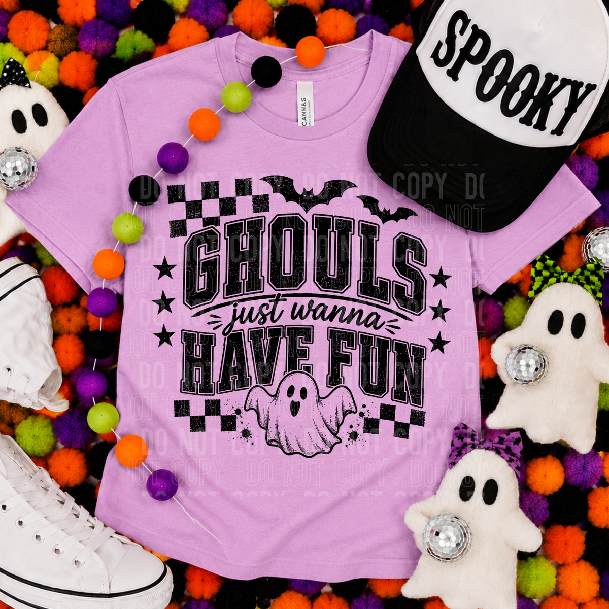 Ghouls just wanna have fun black (SBB) DTF Transfer