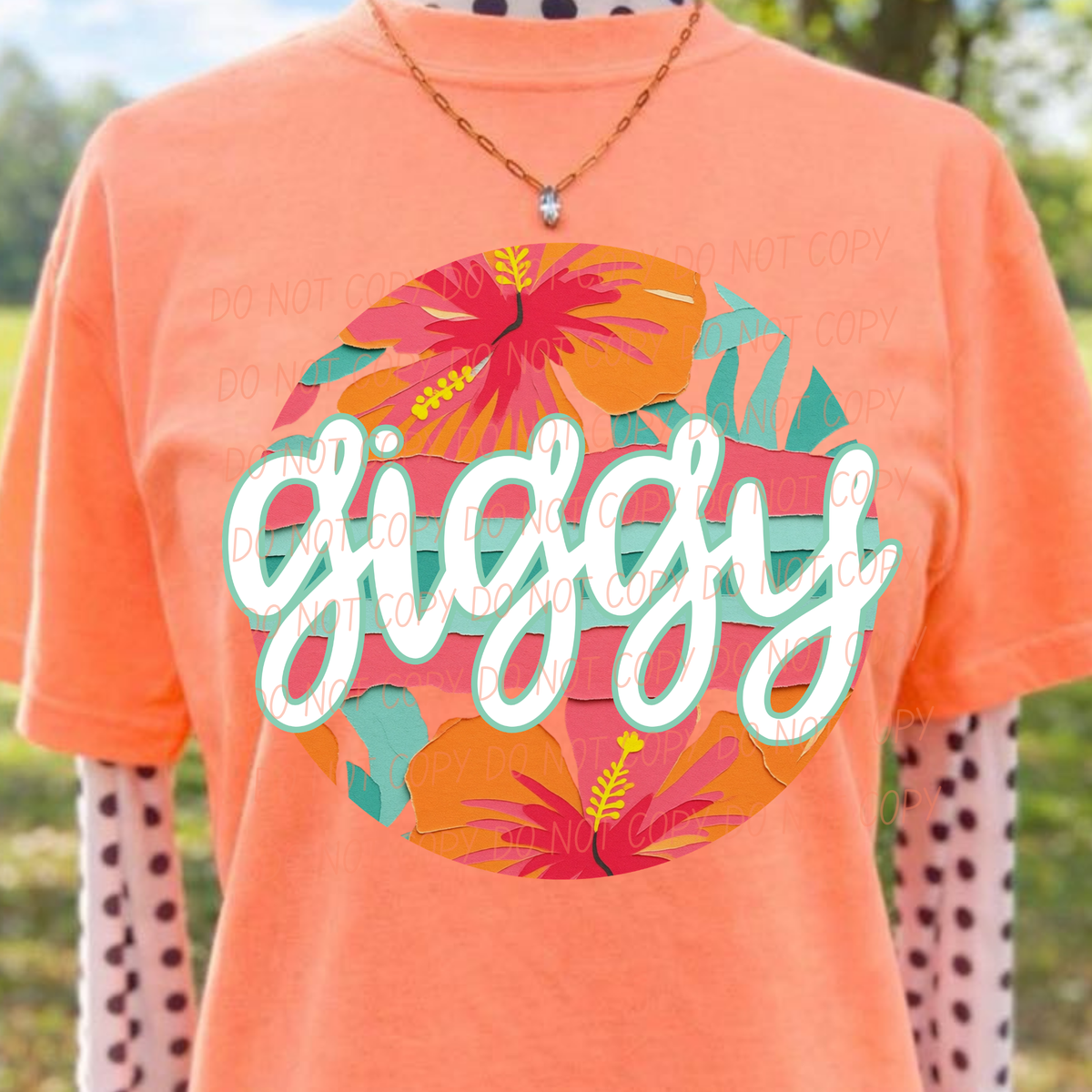 giggy tropical circle (city) DTF Transfer