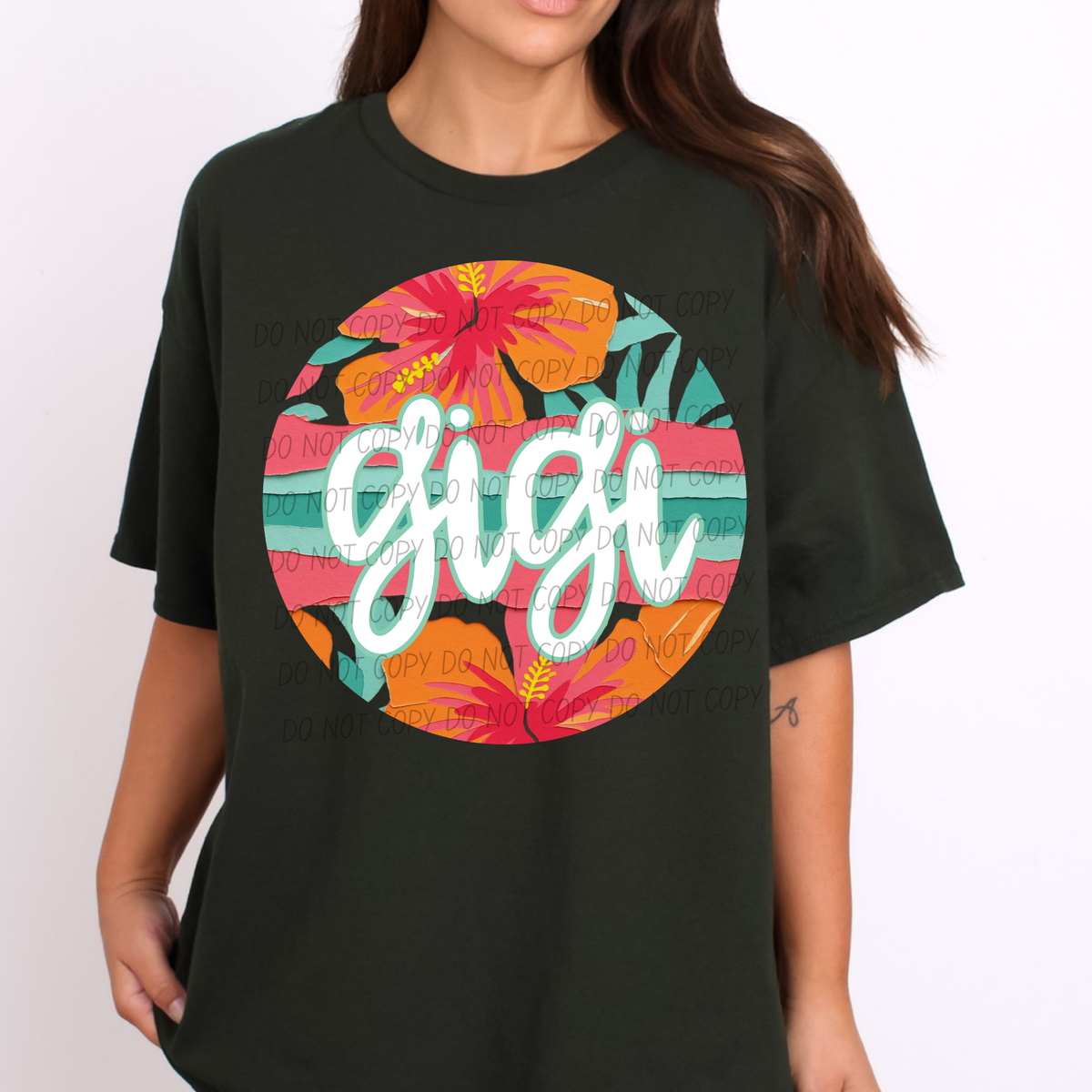 gigi tropical circle (city) DTF Transfer