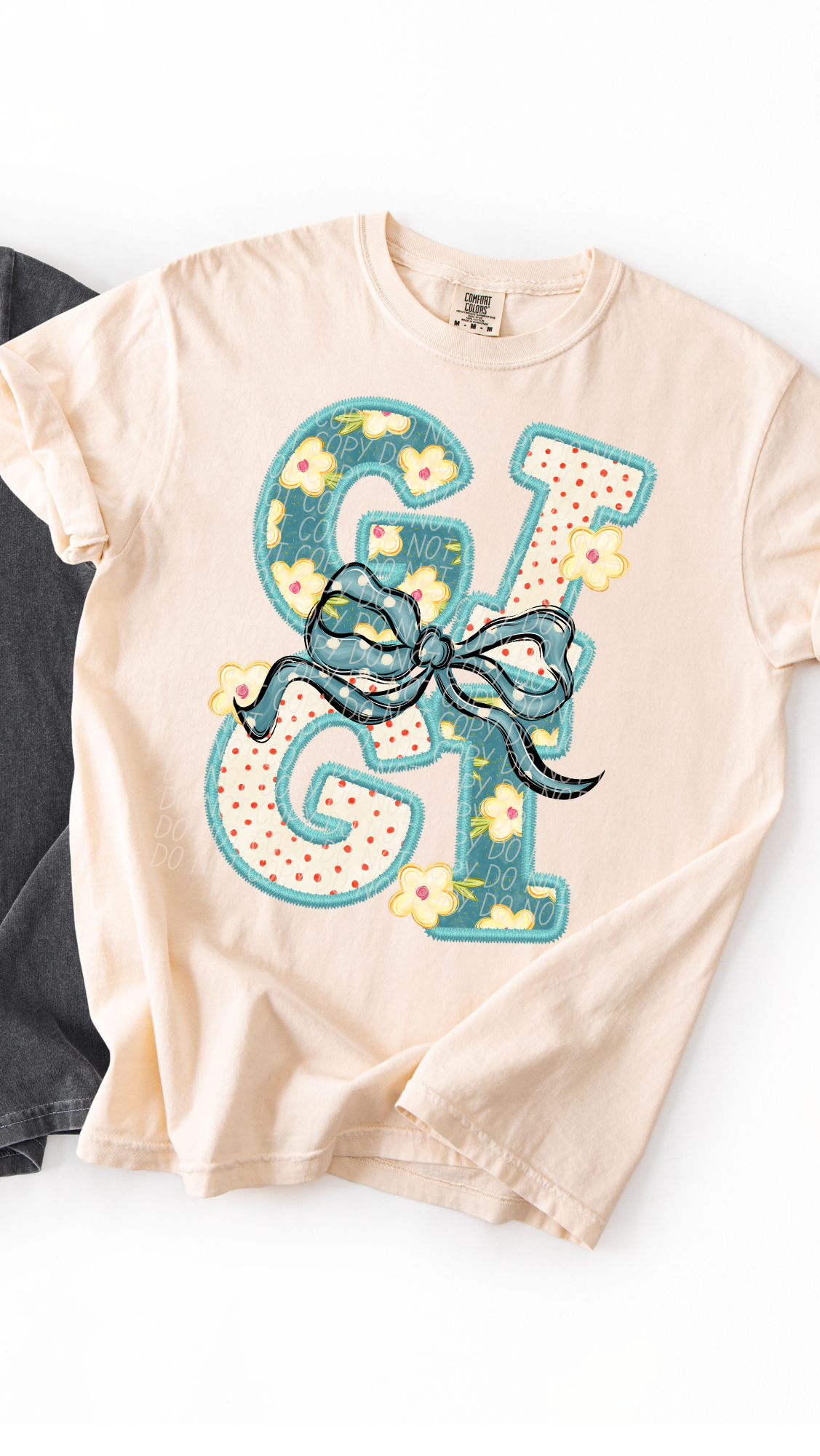 Gigi Vintage Name with Bow (City) DTF Transfer