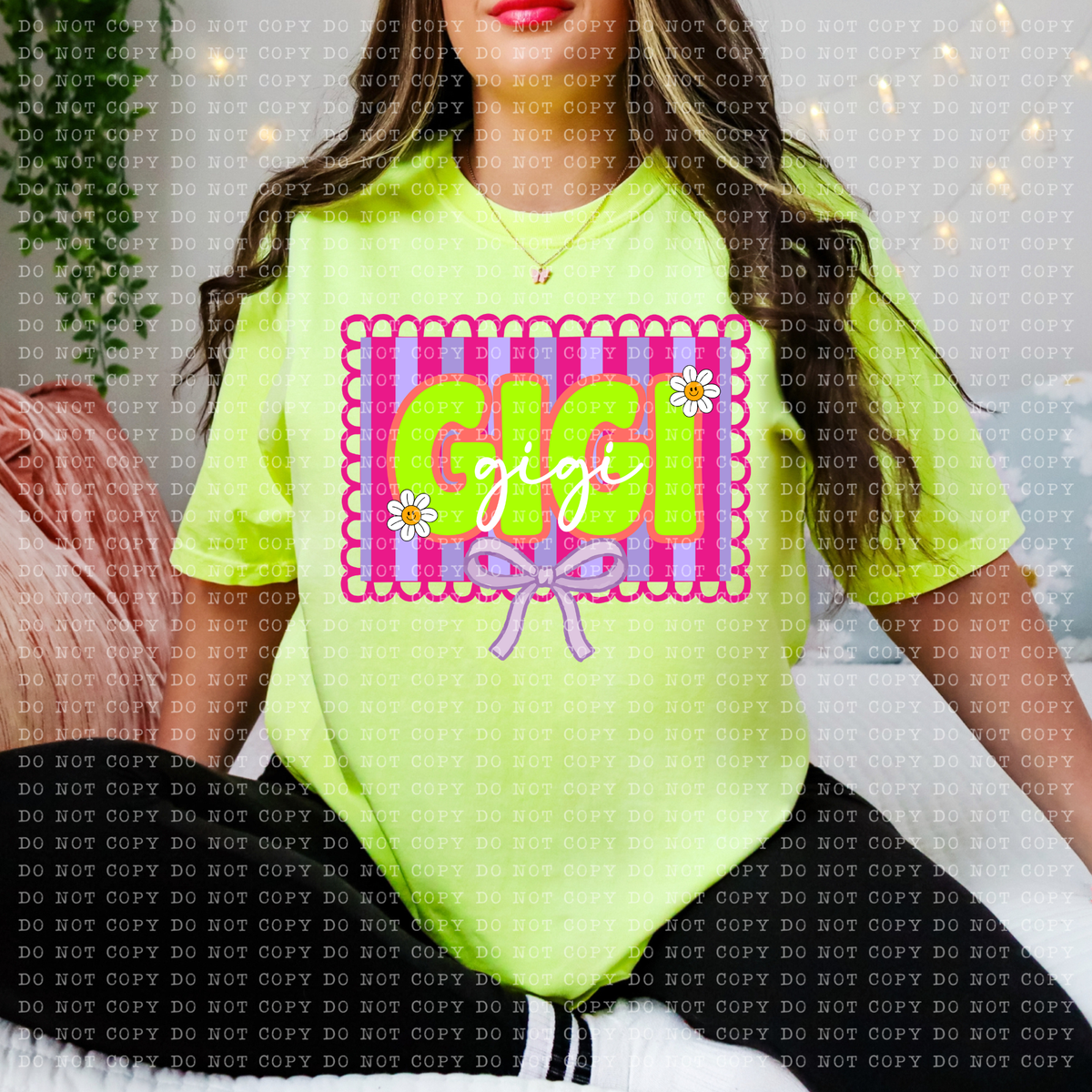 Gigi preppy bright frame (ECHT) DTF Transfer