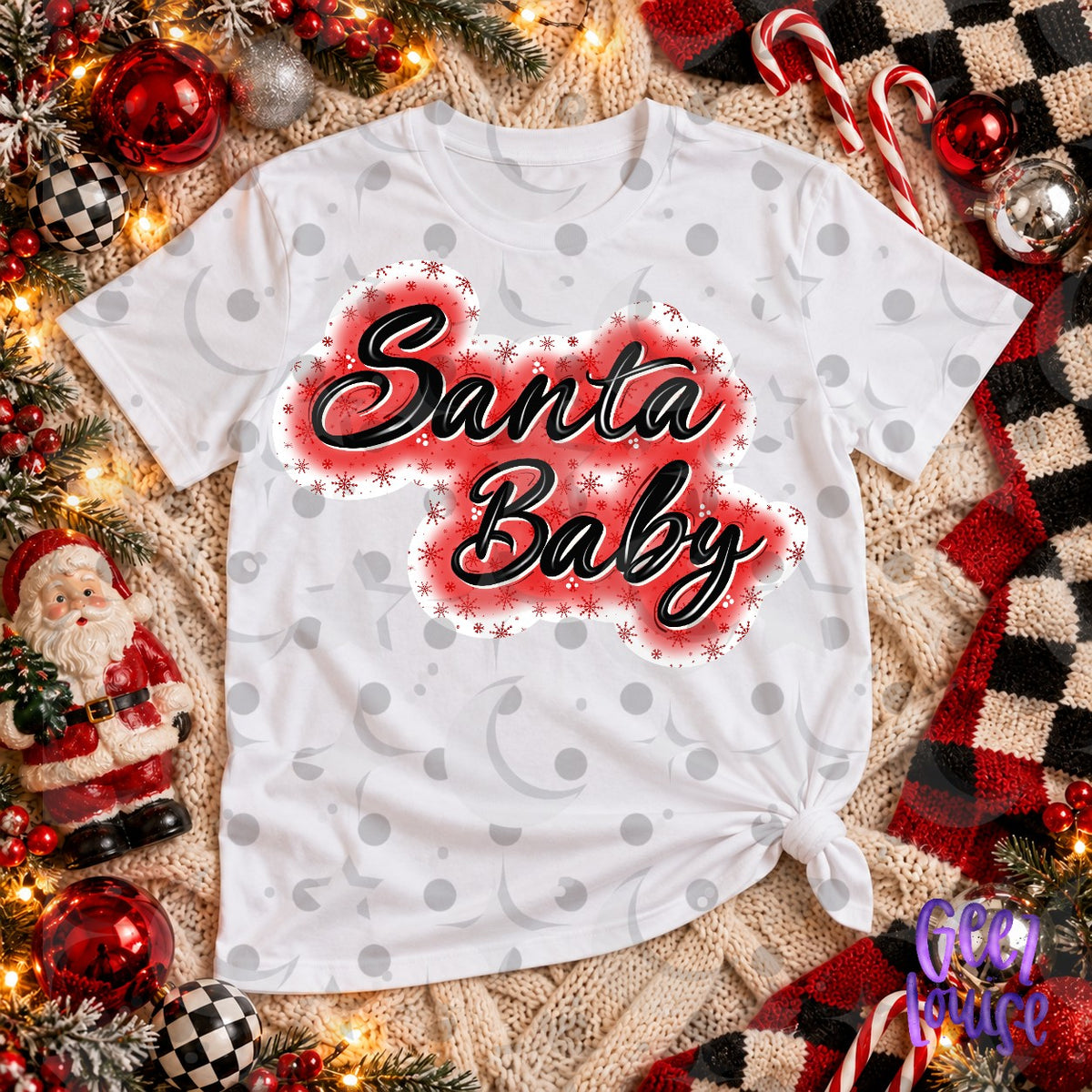 Santa baby 02 DTF Transfer