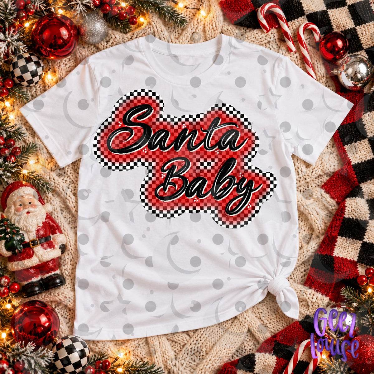Santa baby 03 DTF Transfer