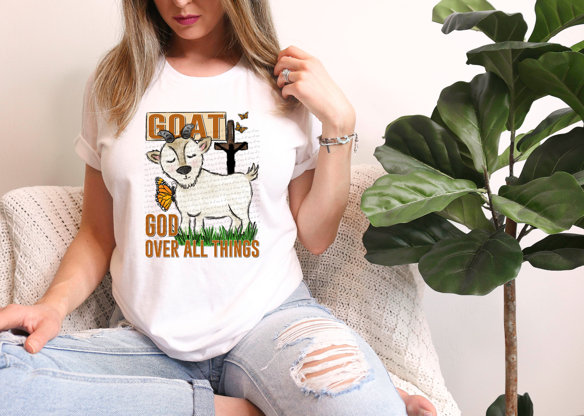 GOAT God Over All Things 51907 DTF transfer