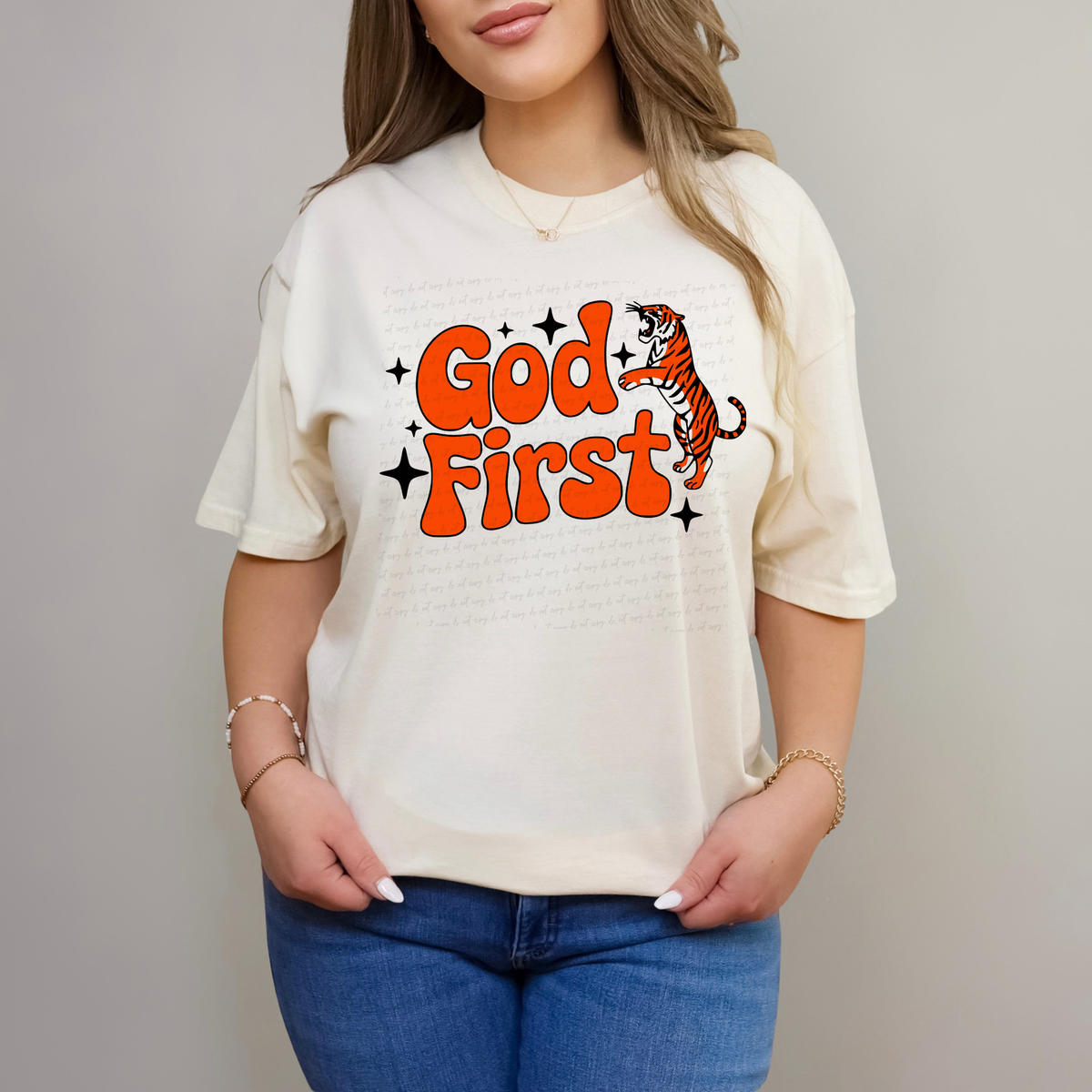 God First Tiger 117579 DTF transfer