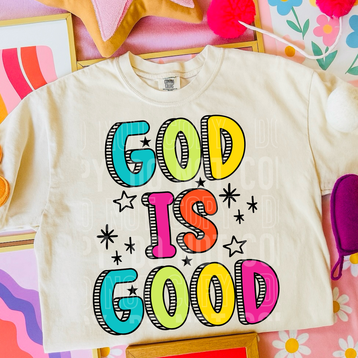 God is good doodle (SBB) DTF Transfer