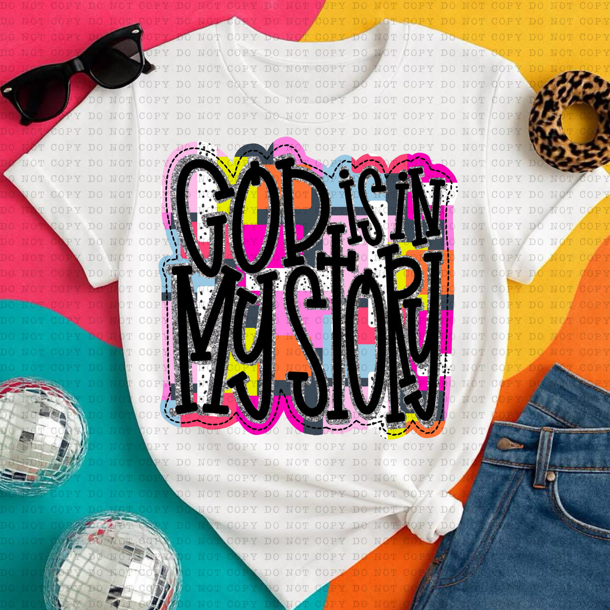 God is in my story (ECHT) 109546 DTF transfer