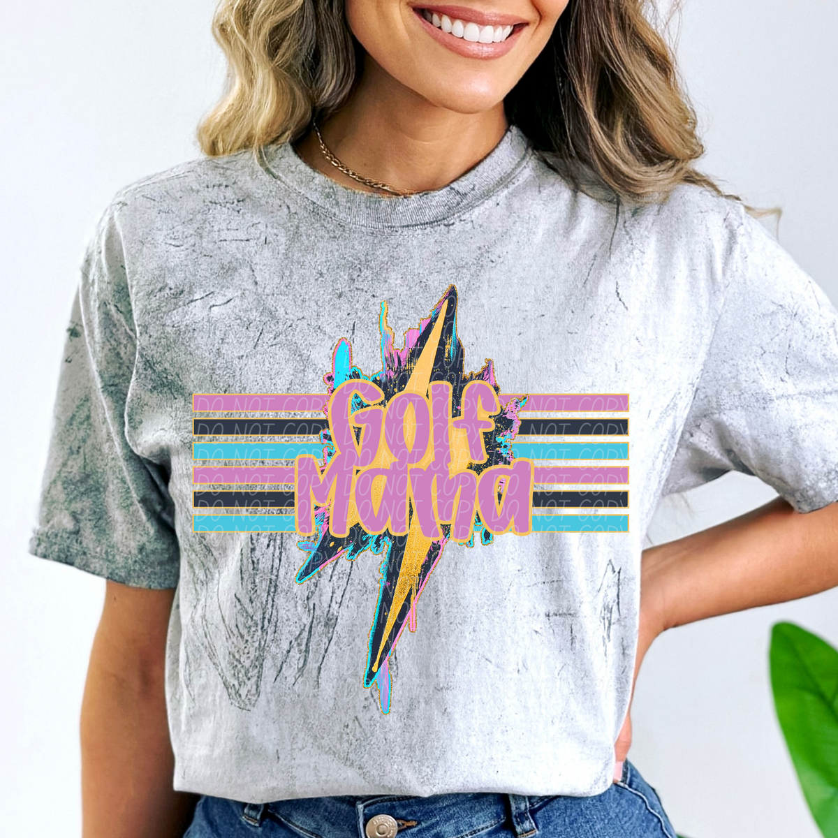 Geode Bolt Golf Mama (CITY) DTF transfer