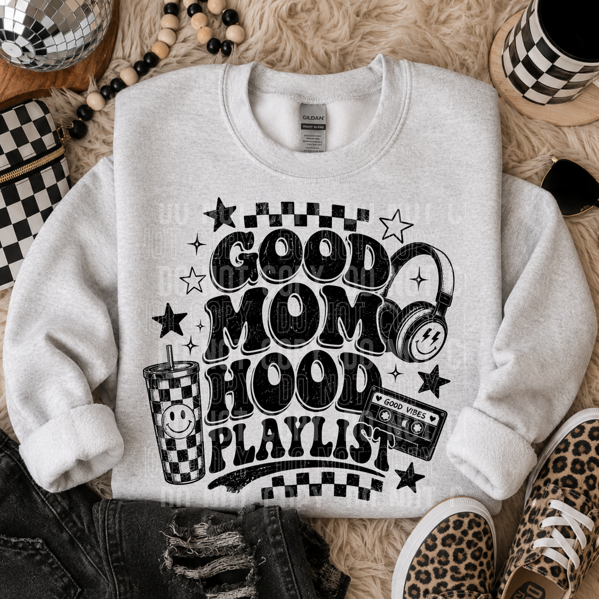 Good mom hood playlist (SBB) DTF Transfer