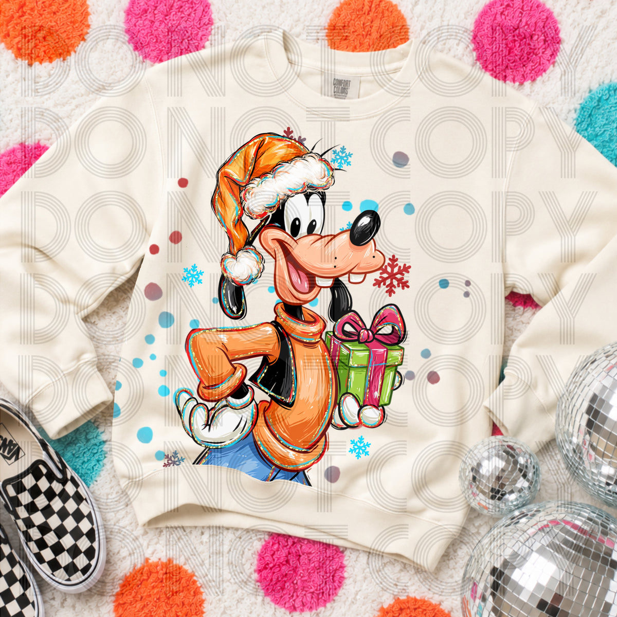 Goof holding gift (Renewed) DTF Transfer