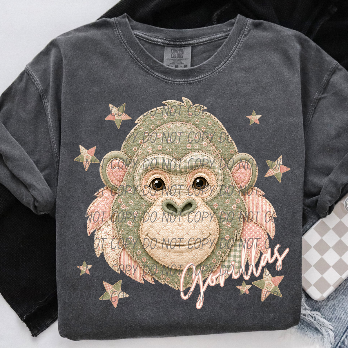 Gorillas meemaw mascot (City) DTF Transfer