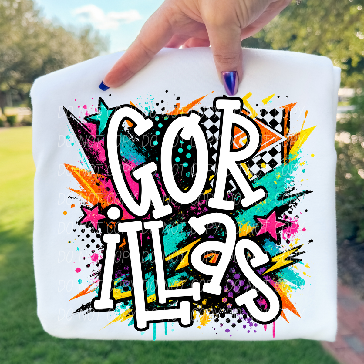 Gorillas totally tubular (City) DTF Transfer