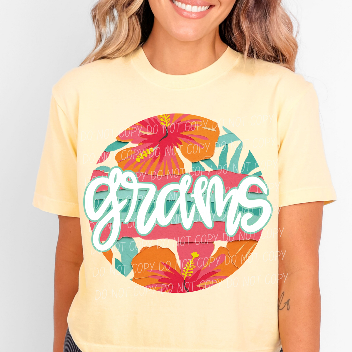 Grams tropical circle (City) DTF Transfer