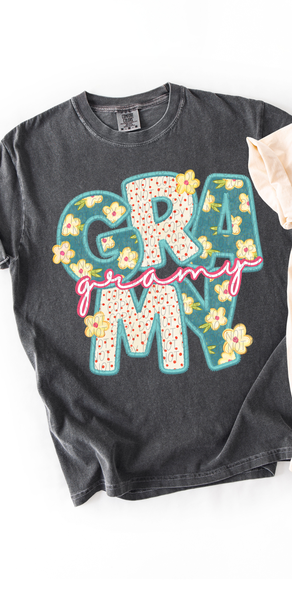 Gramy Vintage Name with Pink Font (City) DTF Transfer