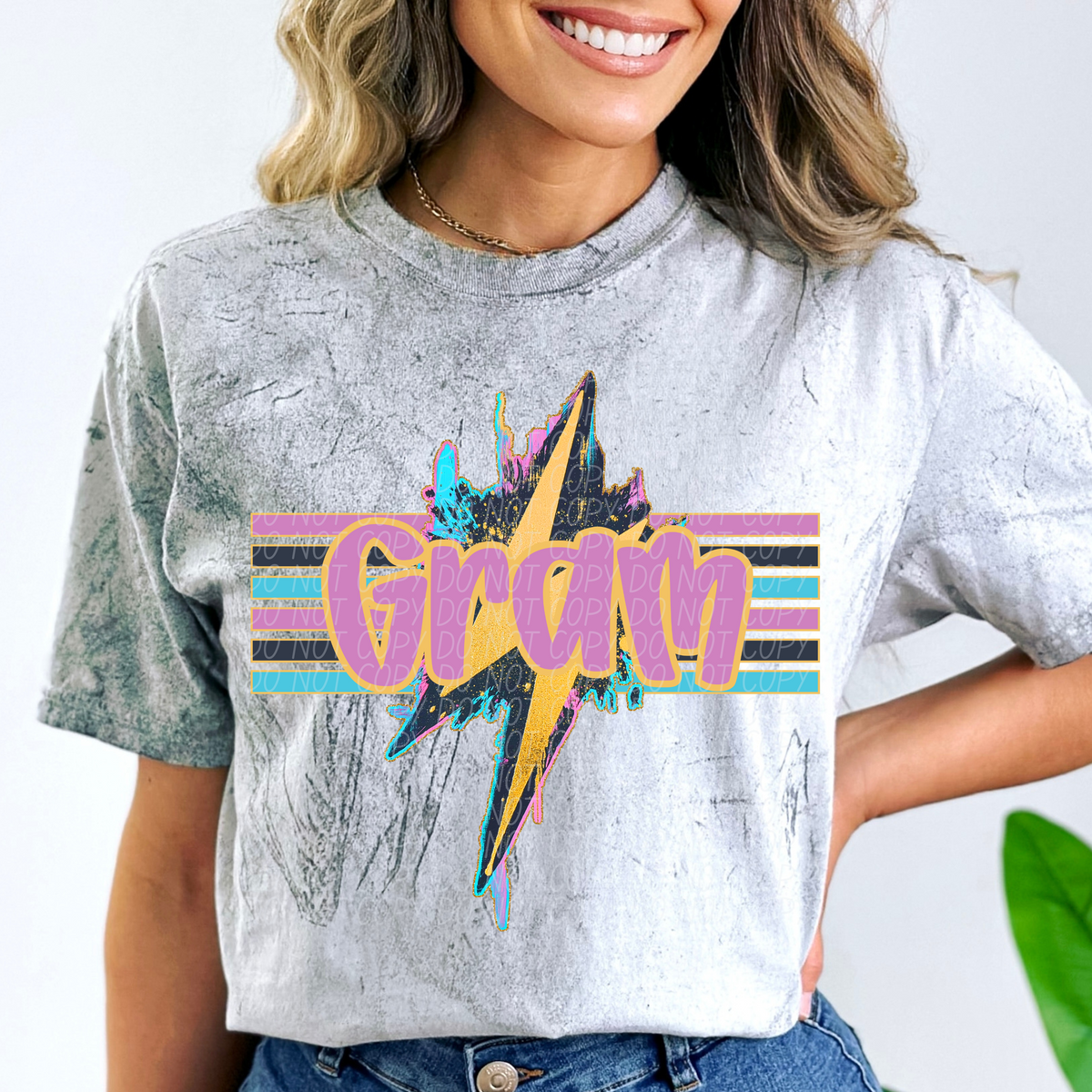 Geode Bolt Gram (CITY) DTF transfer