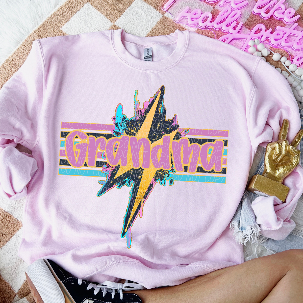 Geode Bolt Grandma (CITY) DTF transfer