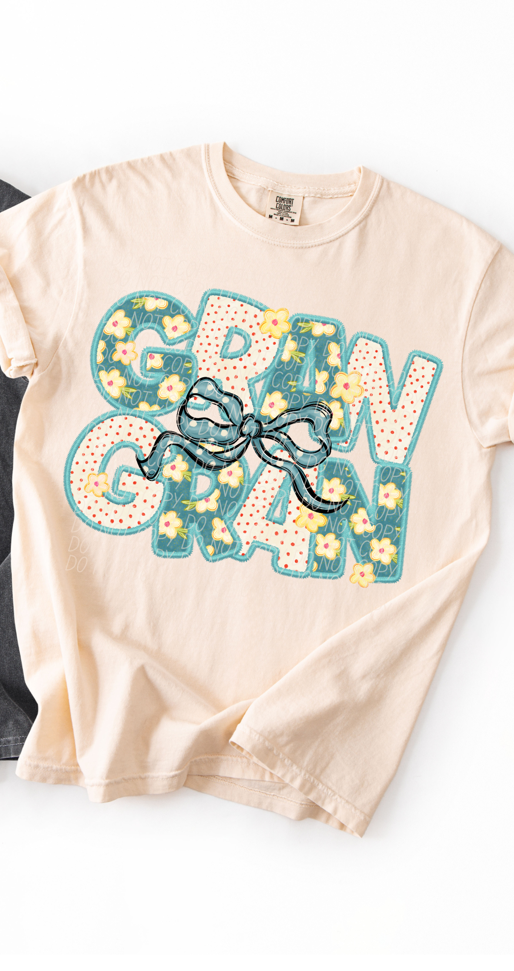 Gran Gran Vintage Name with Bow (City) DTF Transfer