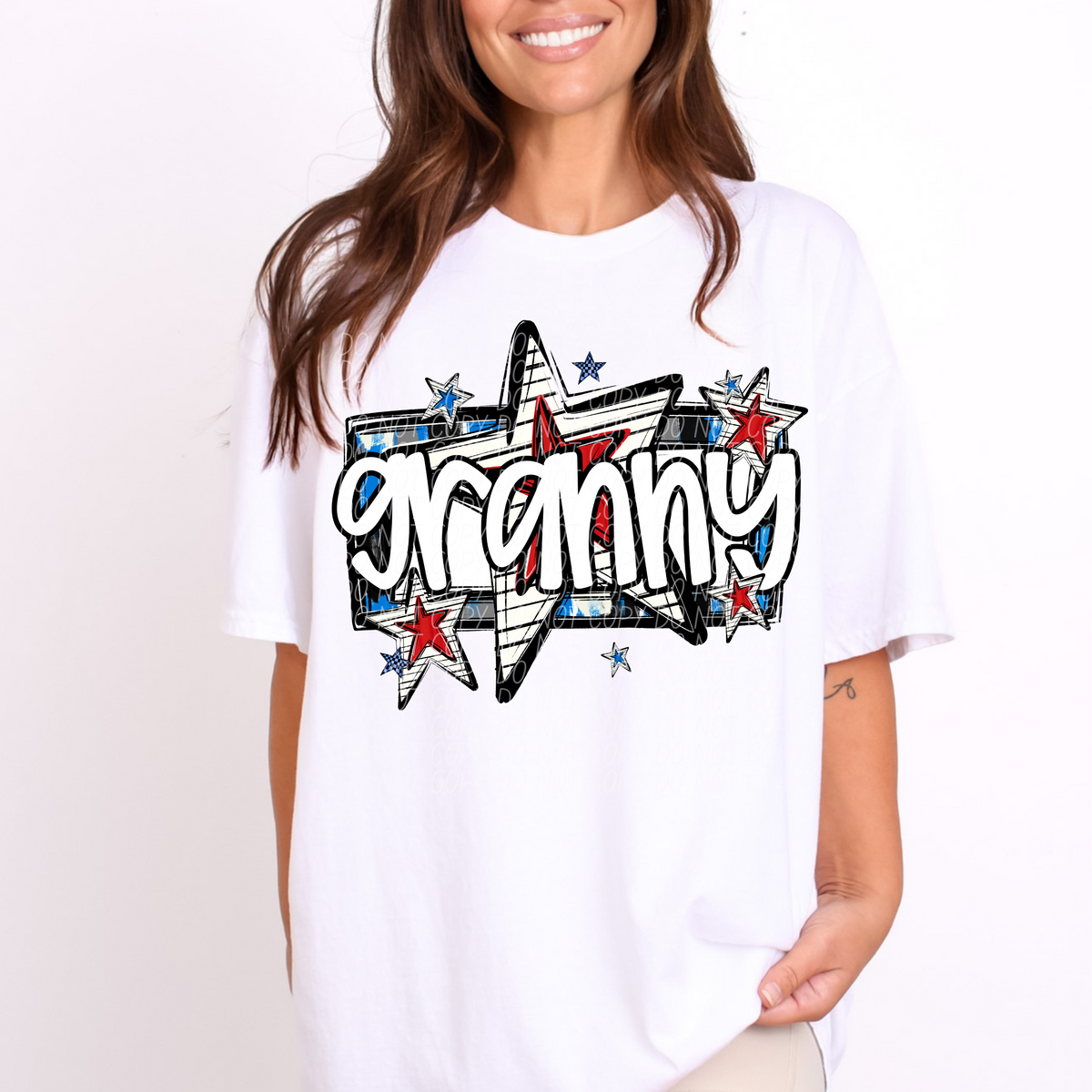 Granny 4th of July (CITY) DTF transfer