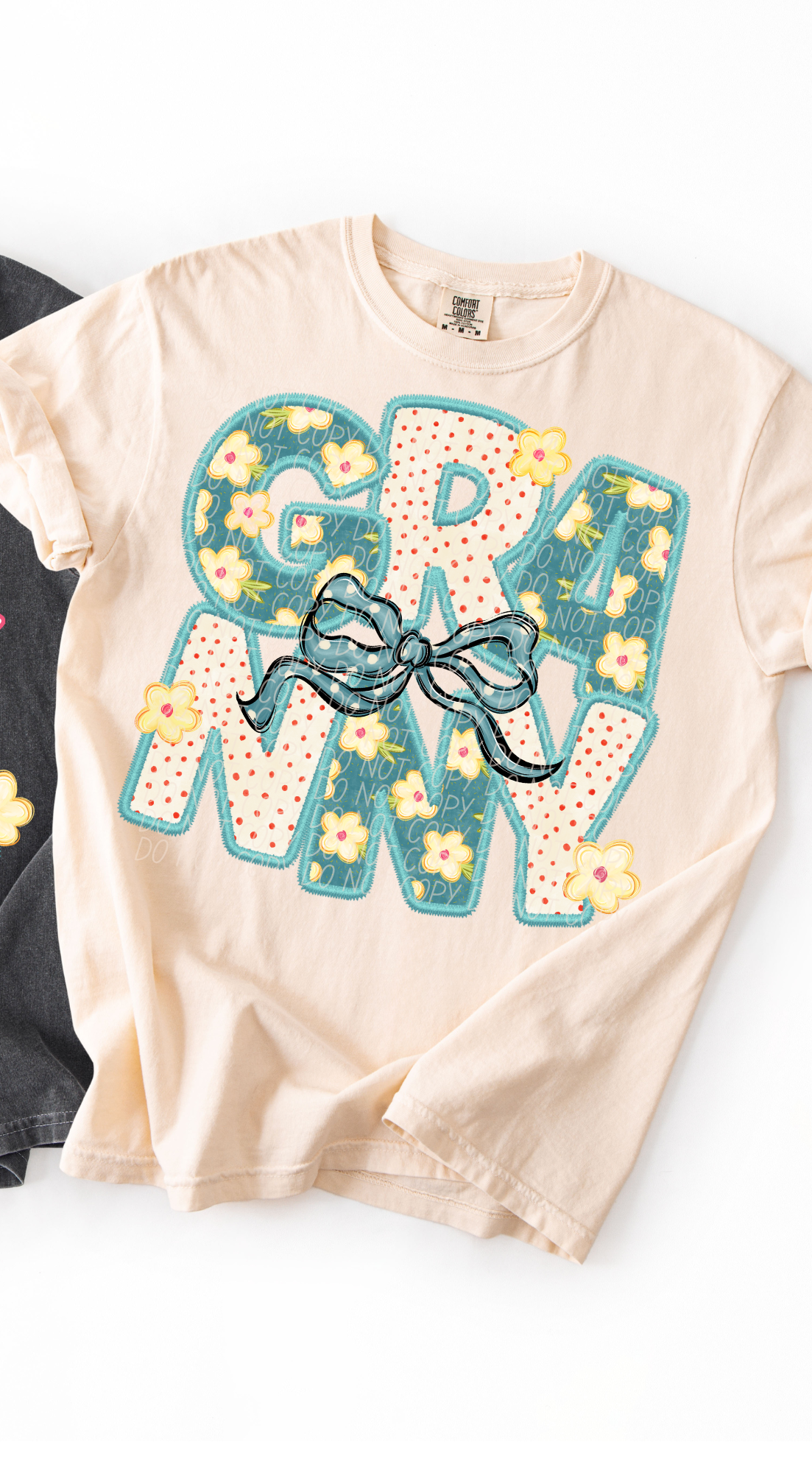 Granny Vintage Name with Bow (City) DTF Transfer