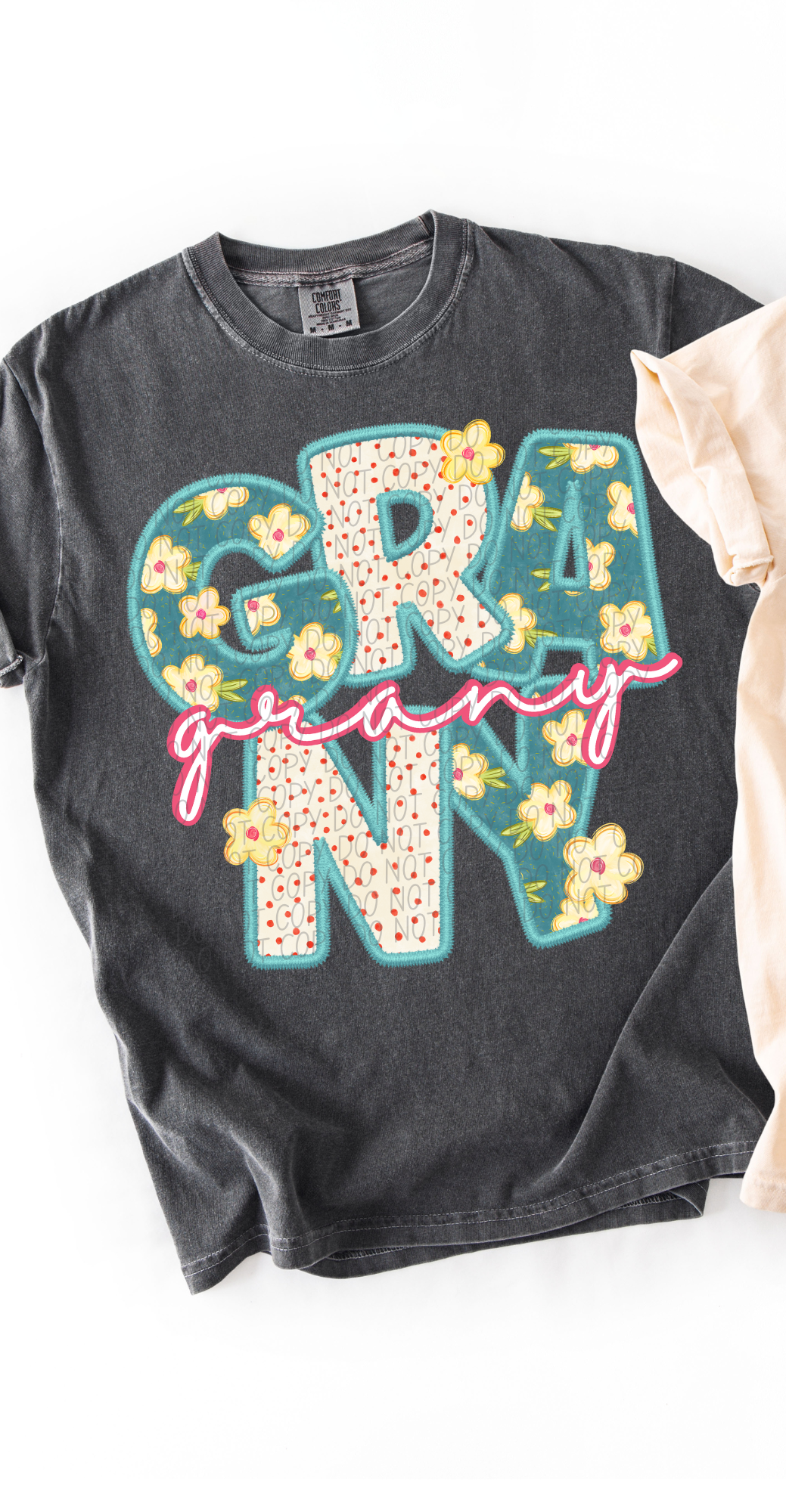 Grany Vintage Name with Pink Font (City) DTF Transfer