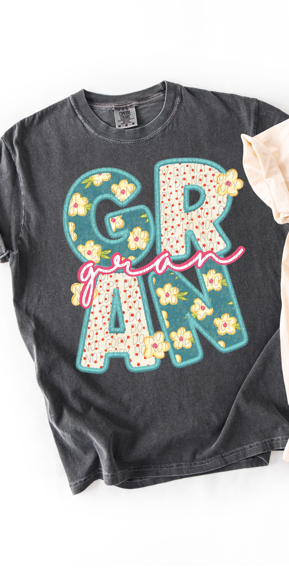 Gran Vintage Name with Pink Font (City) DTF Transfer