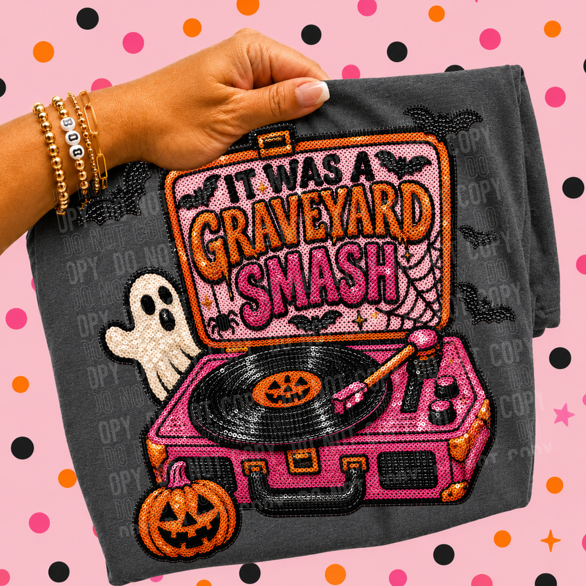It was a graveyard smash (Linda) DTF Transfer