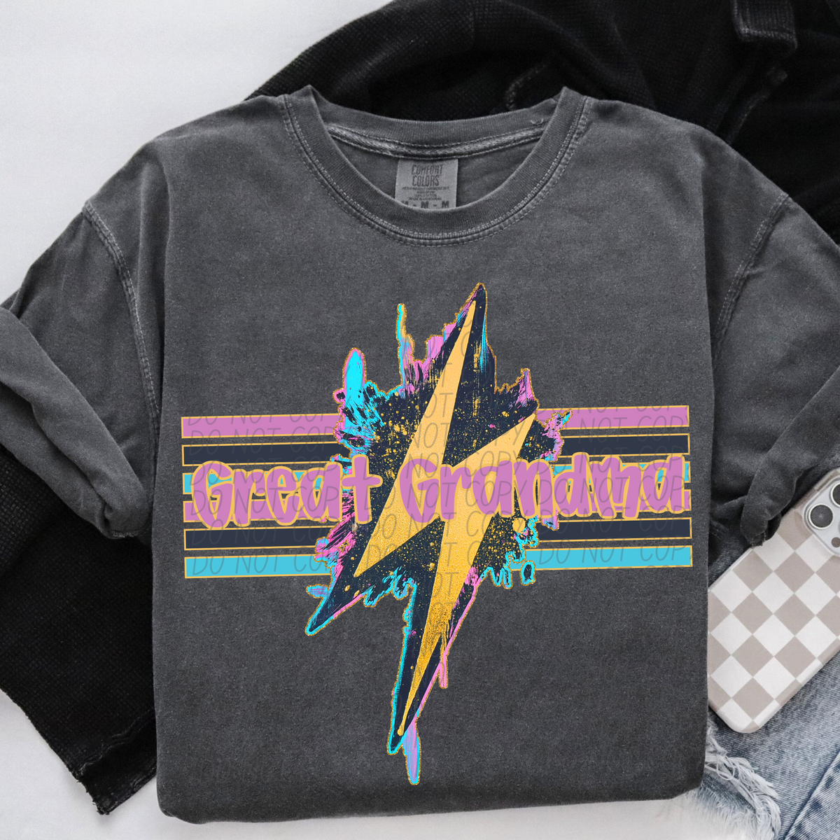 Geode Bolt Great Grandma (CITY) DTF transfer