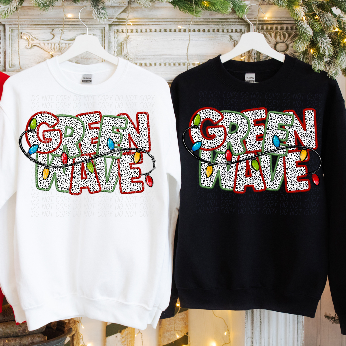 Greenwave Christmas Light Mascots (City) DTF Transfer