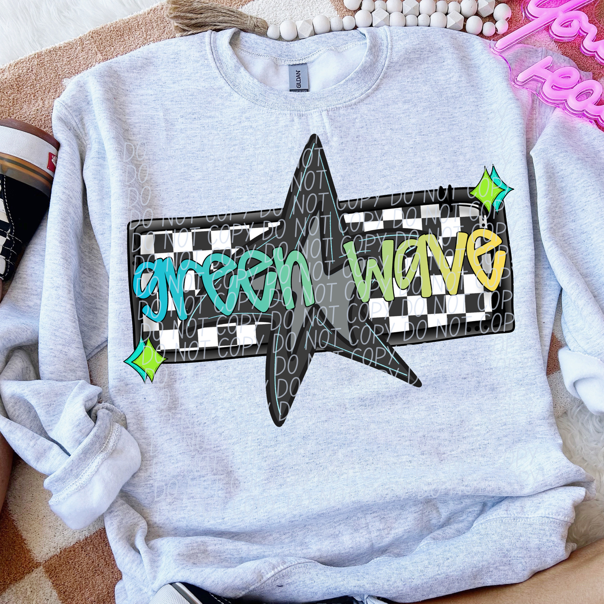 Greenwave Skater Boy Mascot (City) DTF transfer